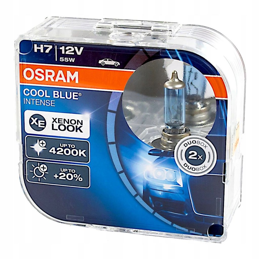 Автомобильная лампа OSRAM H7 Cool Blue Intense +20% 4200K (комплект 2 ...
