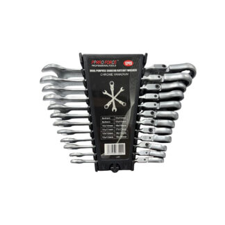 Набор накидных трещоточных ключей 12 предметов