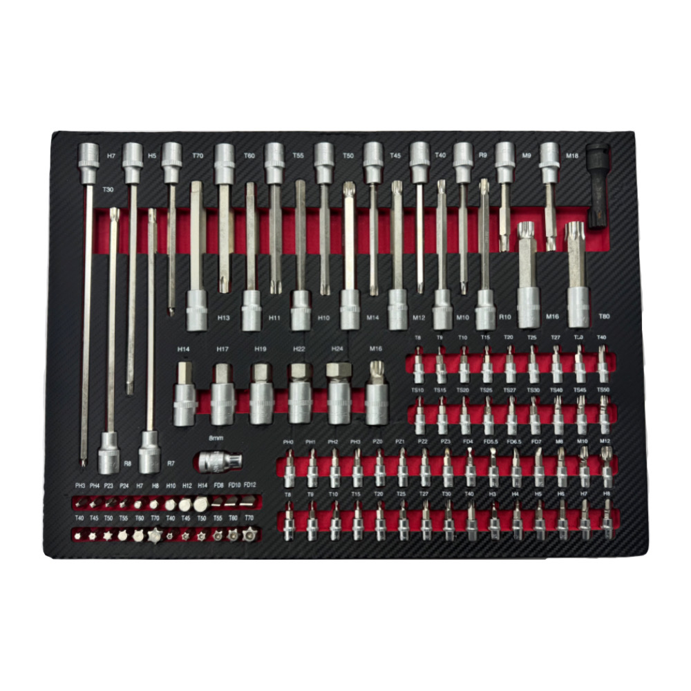 Профессиональный набор бит-головок 102 предмета PPRROFORCE